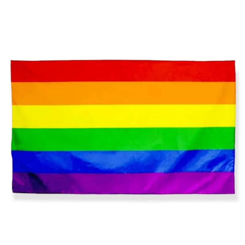 Drapeau 'arc en ciel' 90 x 150 cm