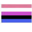 Drapeau 'genderfluïd' 90 x 150 cm