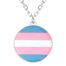 Collier argenté 'trans'