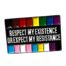 Broche 'respect'