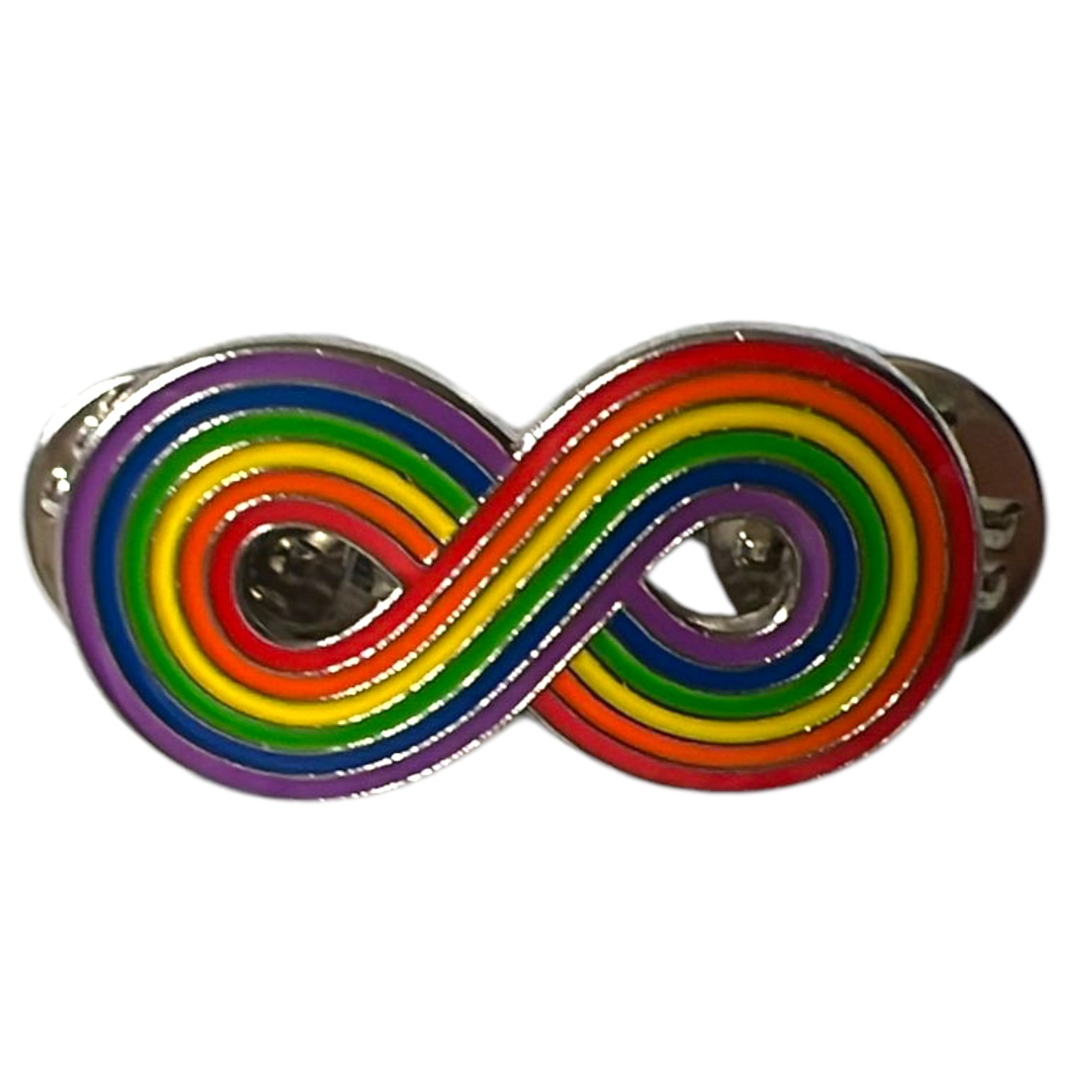Broche infini 'arc-en-ciel'