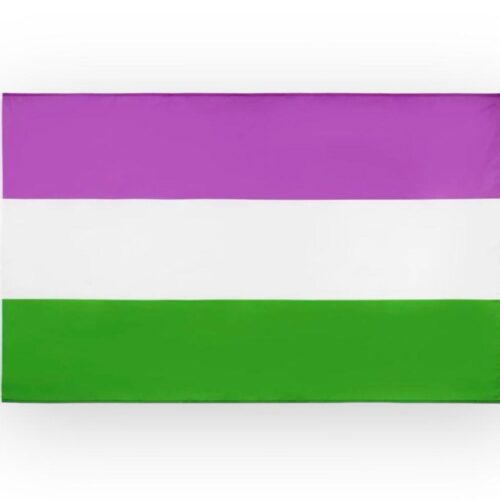Drapeau 'genderqueer' 90 x 150 cm