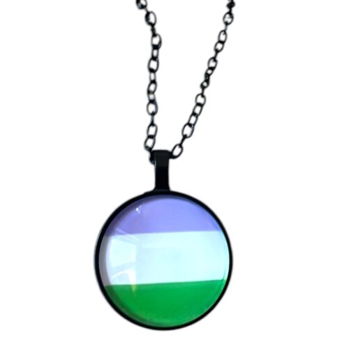 Collier noir 'genderqueer'